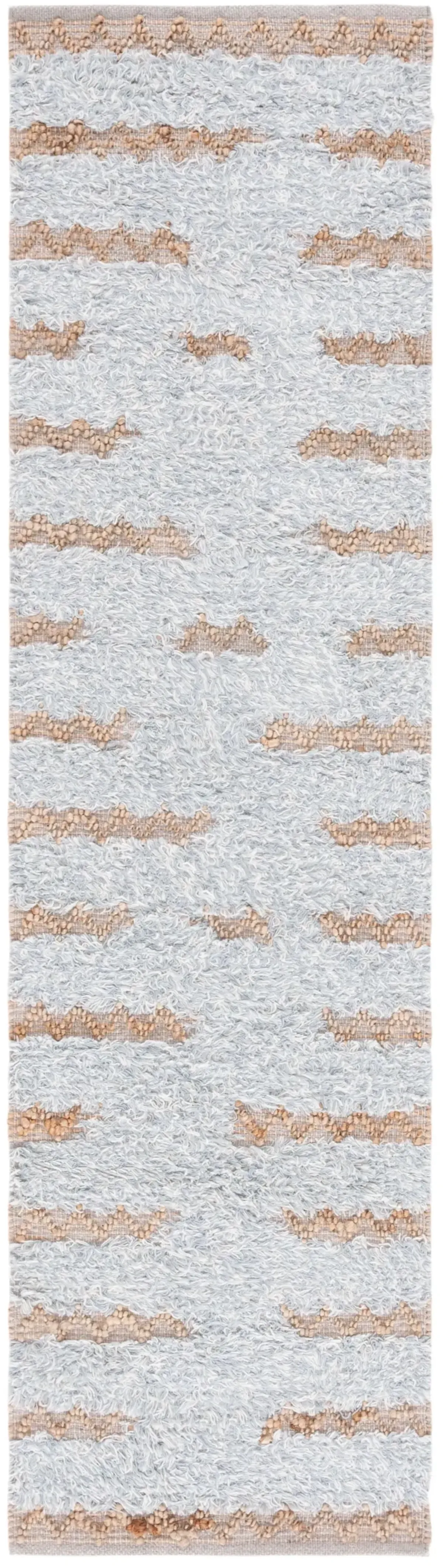 NATURA 505 GREY  2'-3' x 8' Runner Rug