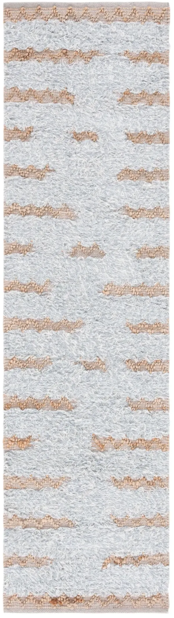 NATURA 505 GREY  2'-3' x 8' Runner Rug