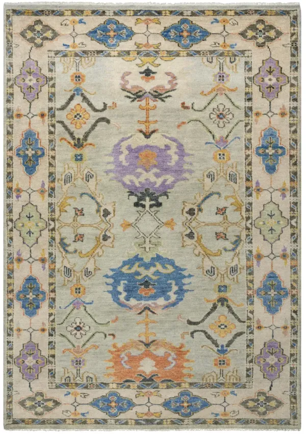 Envision Gray/Ivory  Hand Spun Wool 6' x 9' Rectangle Rug