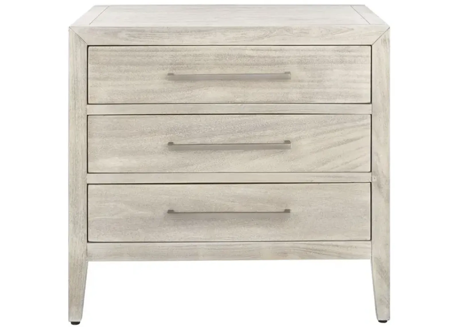 Ariella 3 Drawer Wood Nightstand