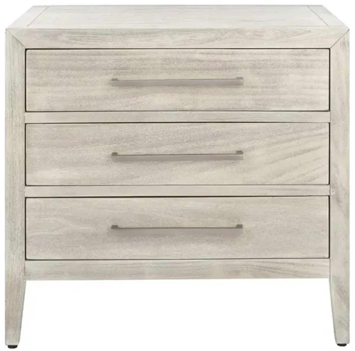 Ariella 3 Drawer Wood Nightstand