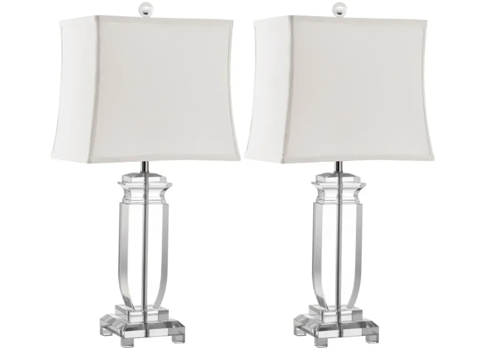 Olympia 24-Inch H Crystal Table Lamp - Set of 2