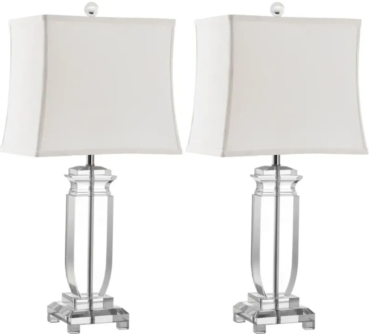 Olympia 24-Inch H Crystal Table Lamp - Set of 2