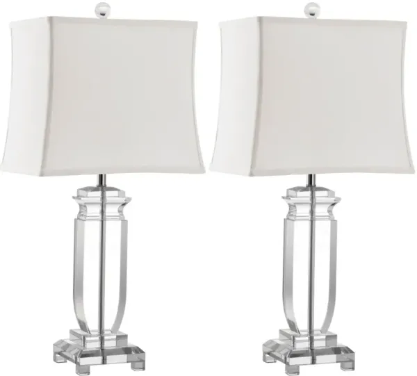 Olympia 24-Inch H Crystal Table Lamp - Set of 2