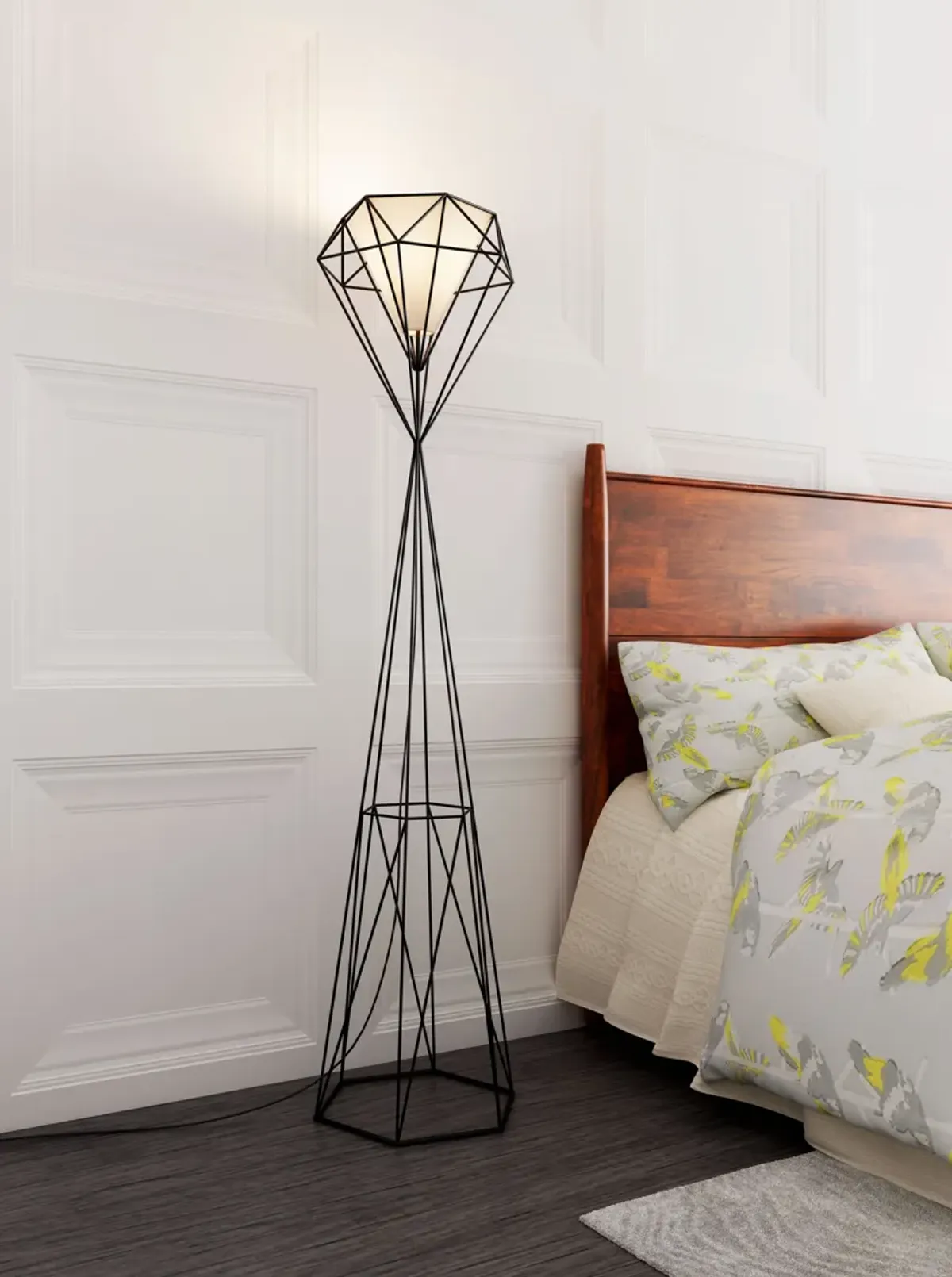 Delancey Floor Lamp Black