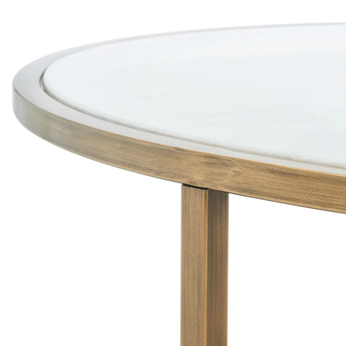 Brynna Round Marble Coffee Table