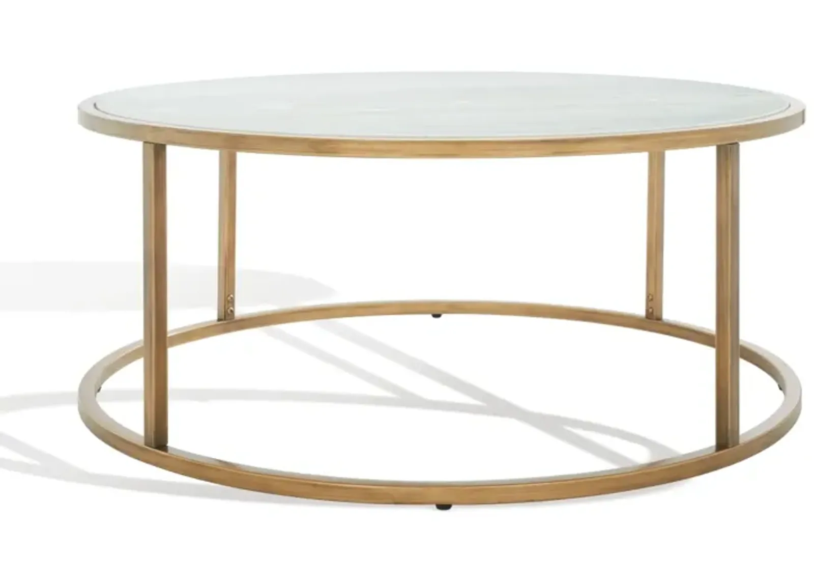 Brynna Round Marble Coffee Table