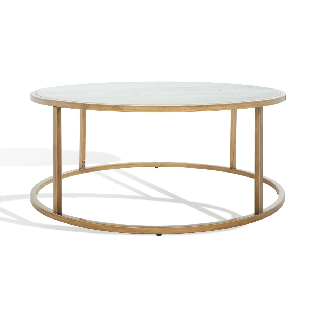 Brynna Round Marble Coffee Table