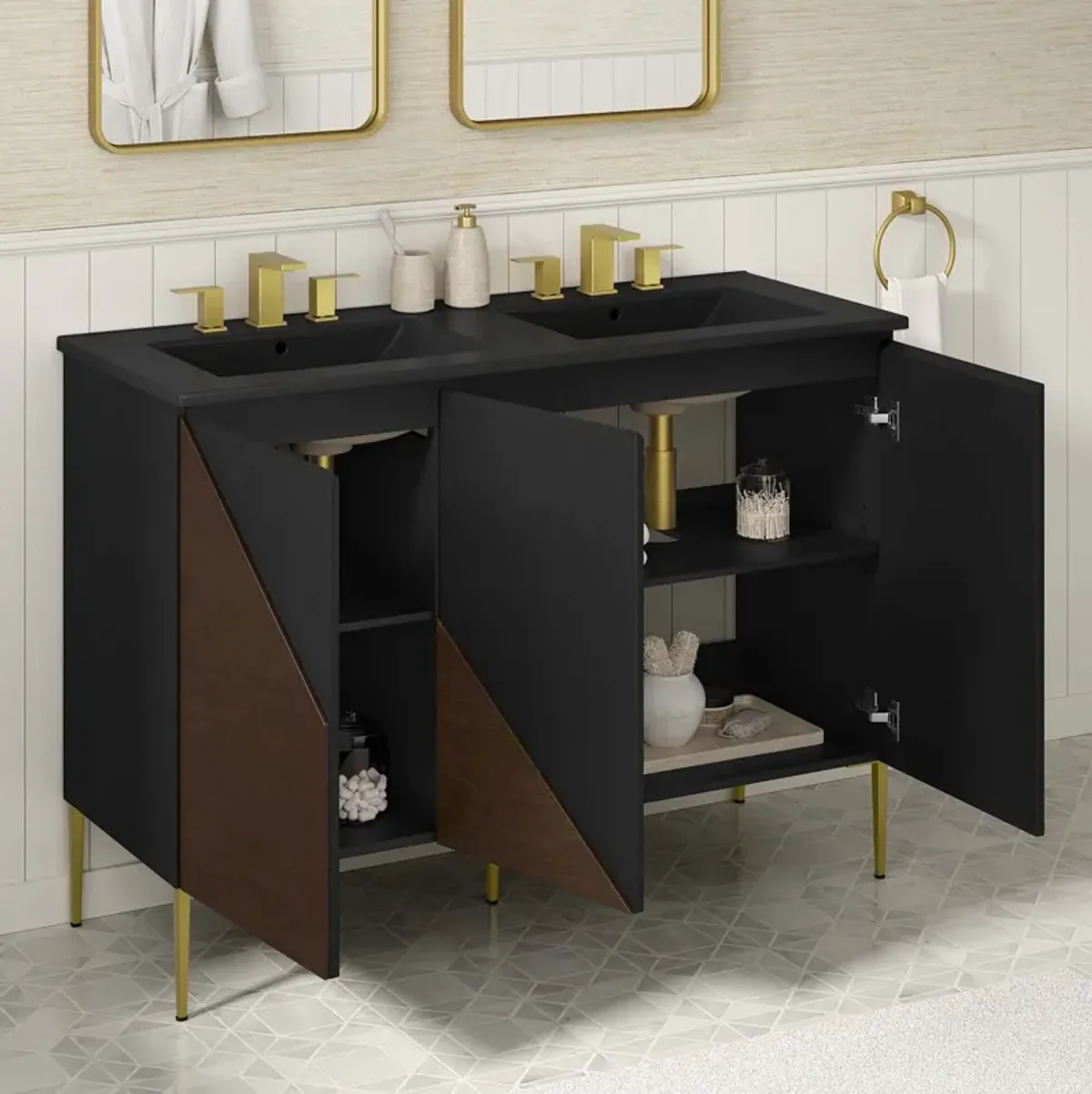 Alchemist 48" Double Sink Bathroom Vanity