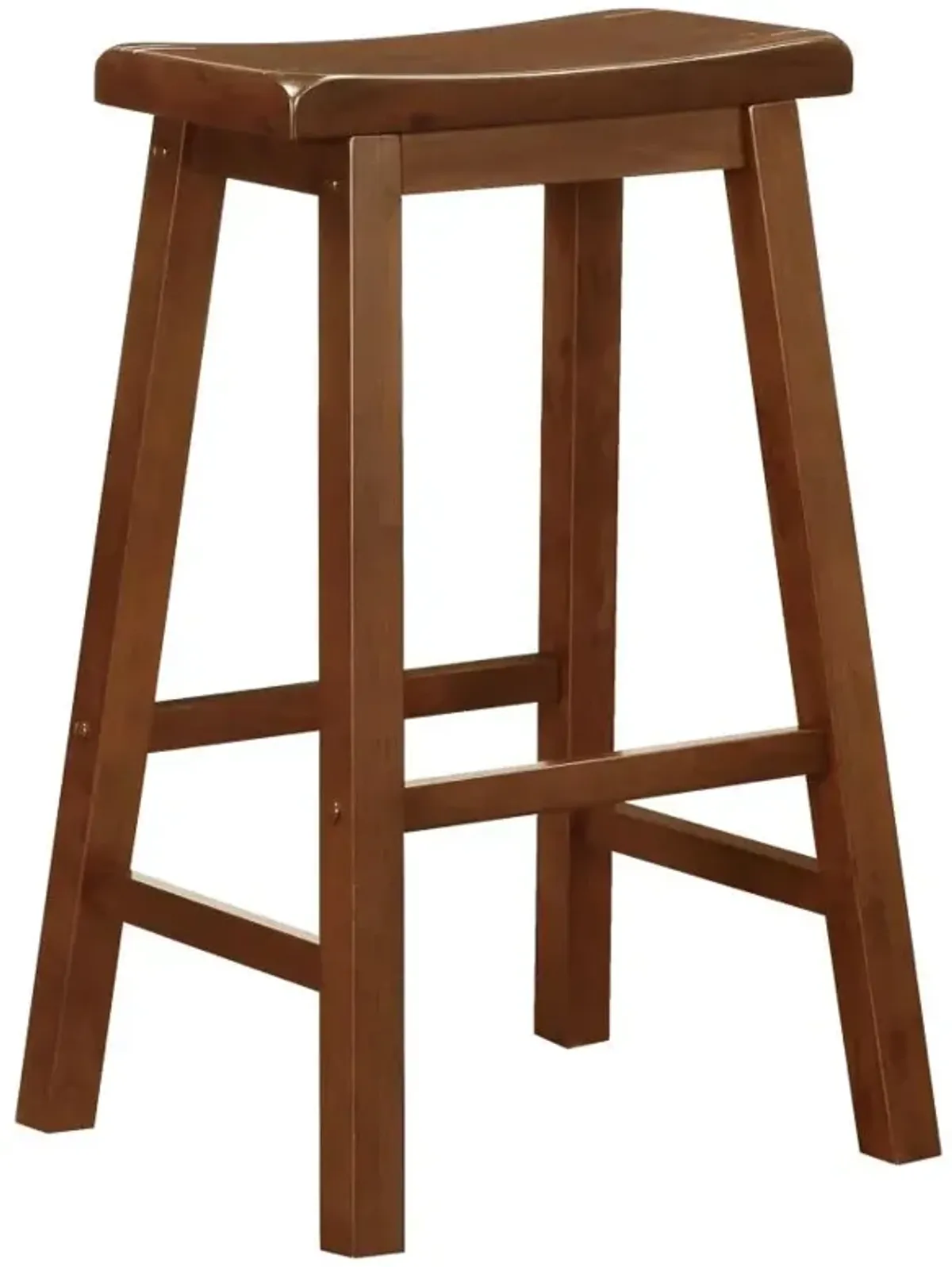 Durant Wooden Bar Stools Chestnut (Set of 2)