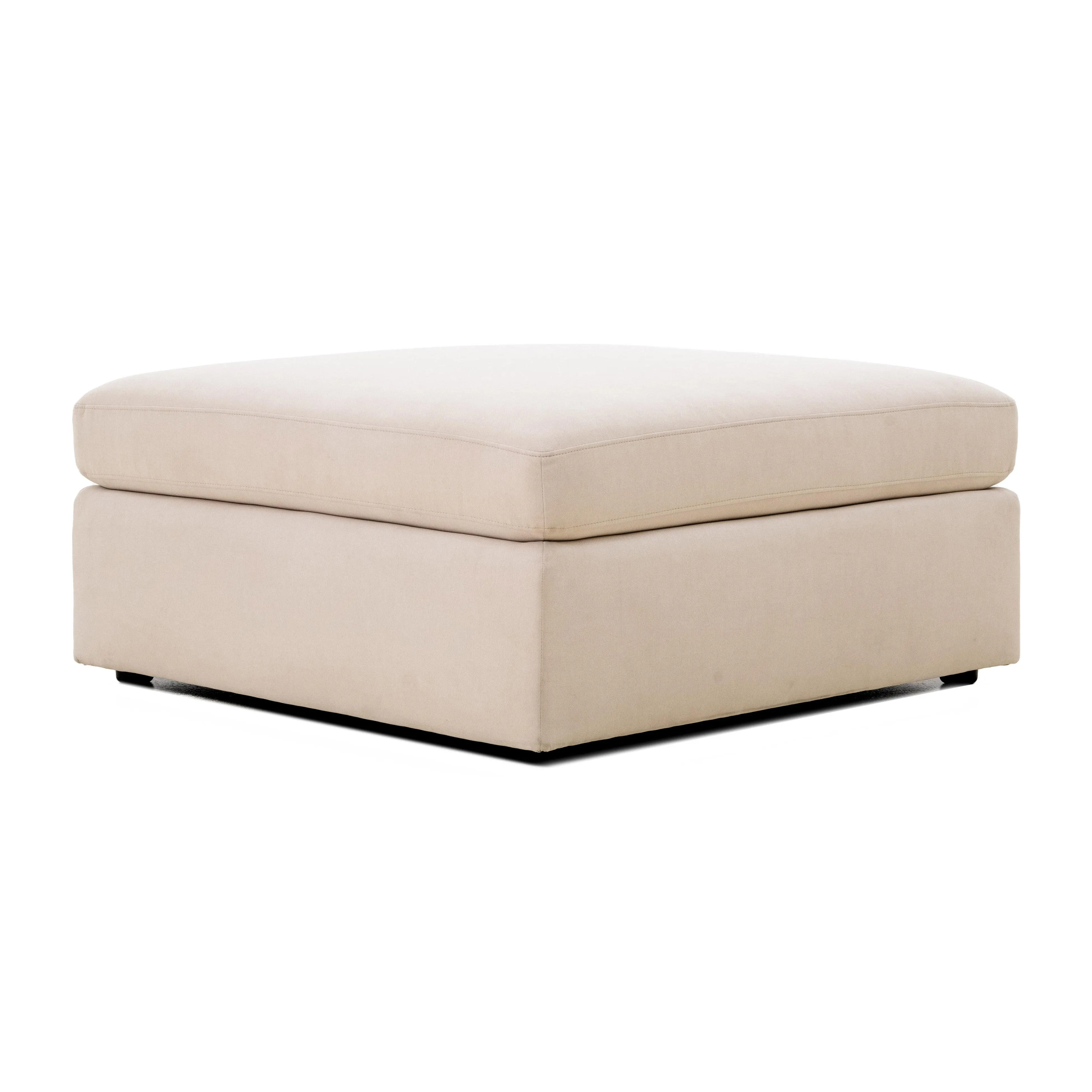 Catarina Cream Ottoman