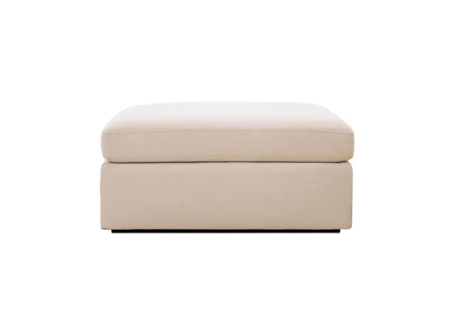 Catarina Cream Ottoman