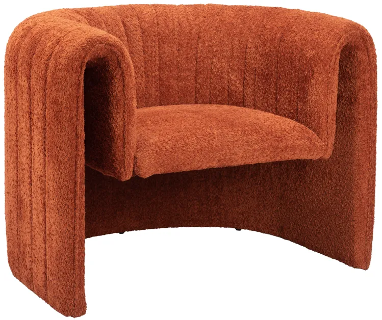 Viana Accent Chair Burnt Orange