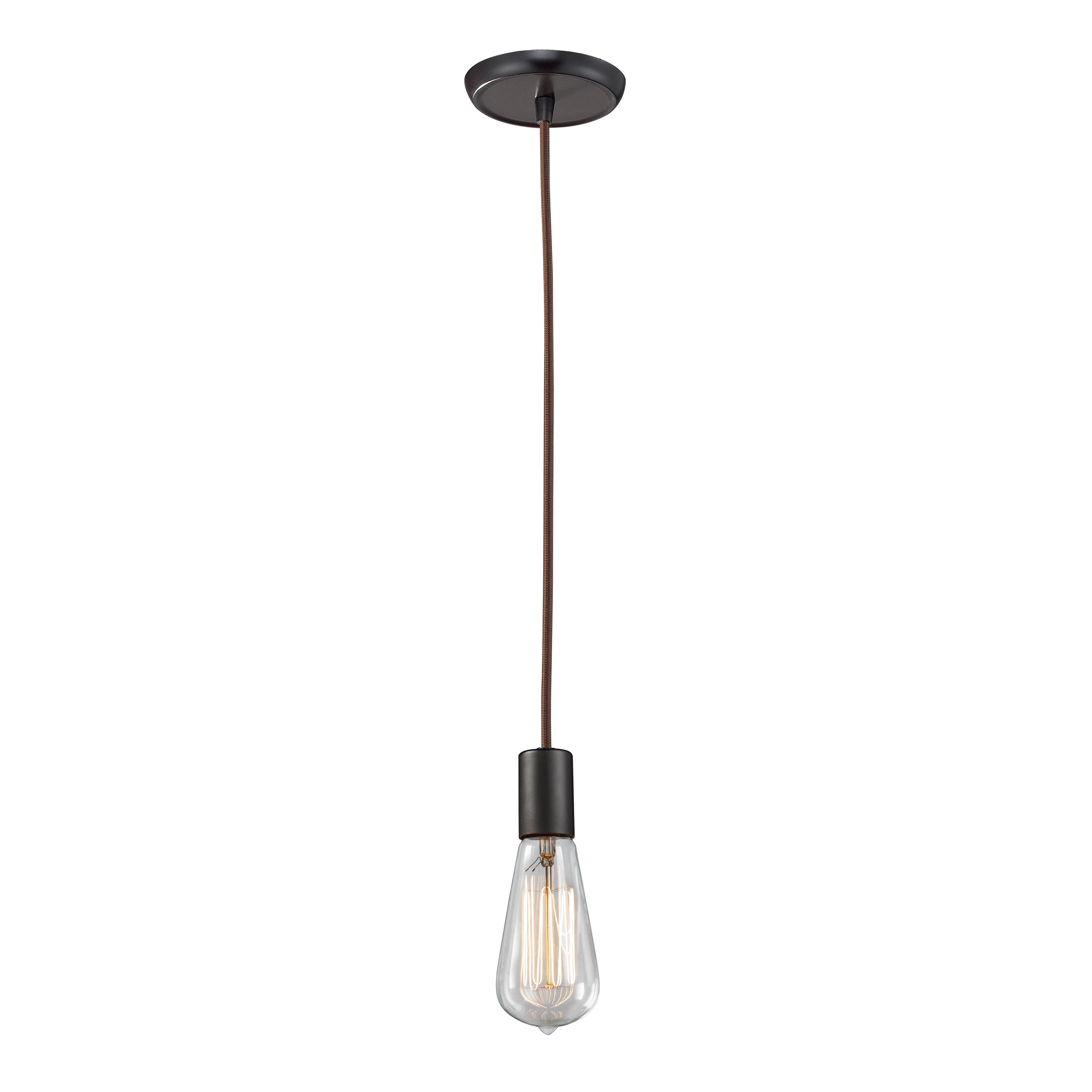 Menlow Park 2" Wide 1-Light Mini Pendant - Oiled Bronze