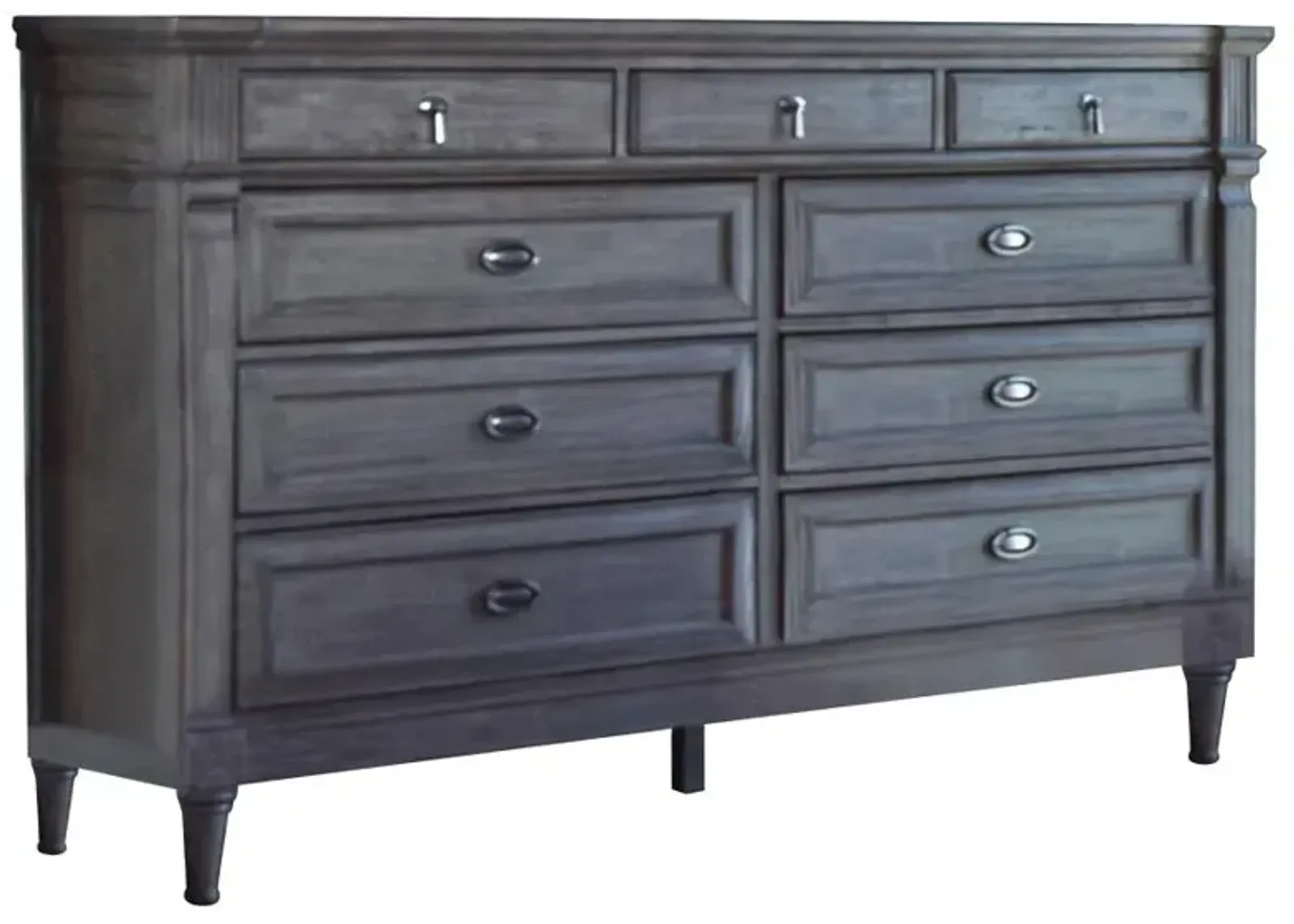 Alderwood 9-drawer Dresser French Grey