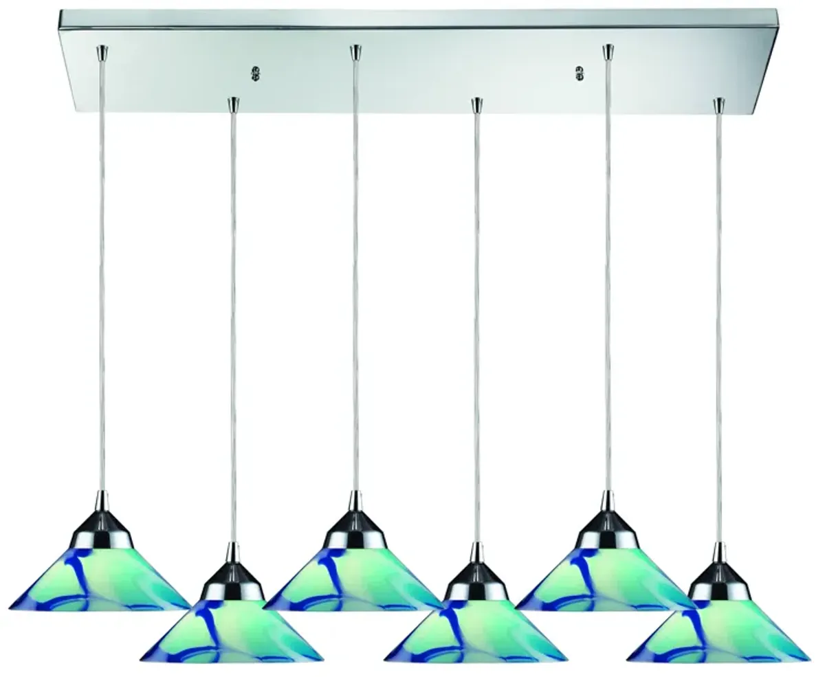 Refraction Configurable Multi Pendant - Polished Chrome