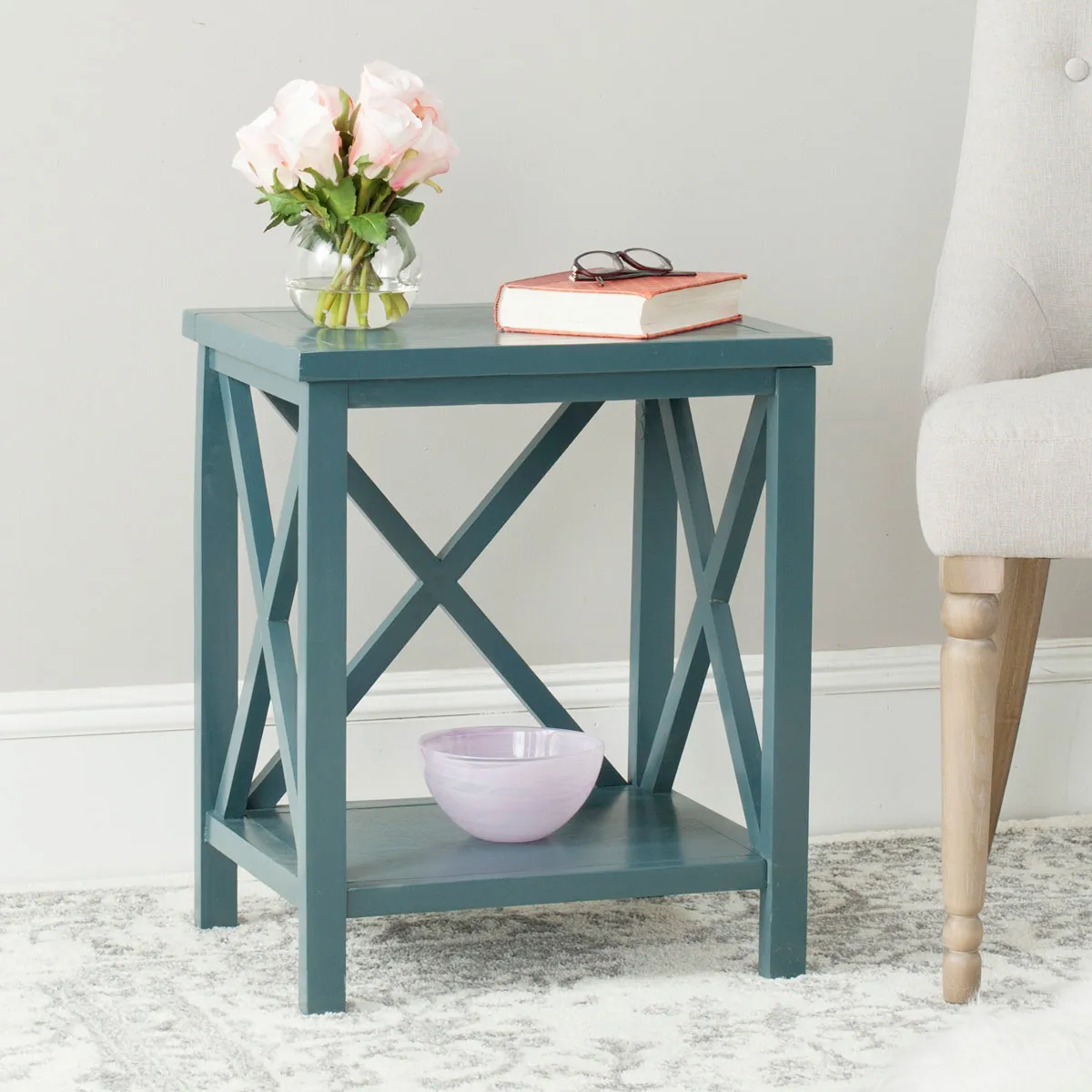 CANDENCE  CROSS BACK END TABLE