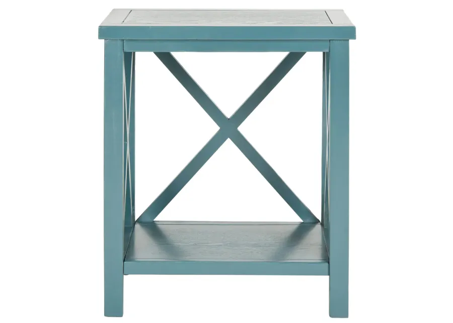 CANDENCE  CROSS BACK END TABLE