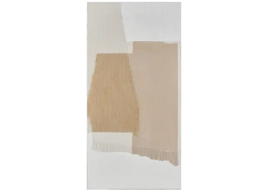 Taupe Abstract Wall Art