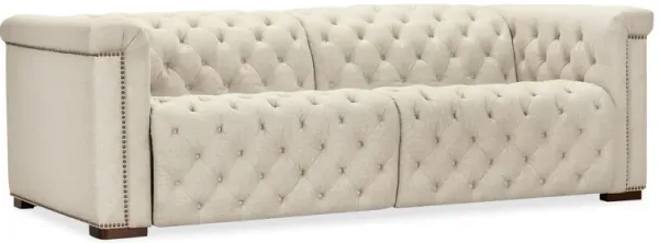 Savion Deux Sofa with Power Recliners and Power Headrests