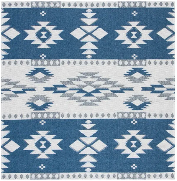 AUGUSTINE 426 NAVY  6'-4' x 6'-4'Square Square Rug