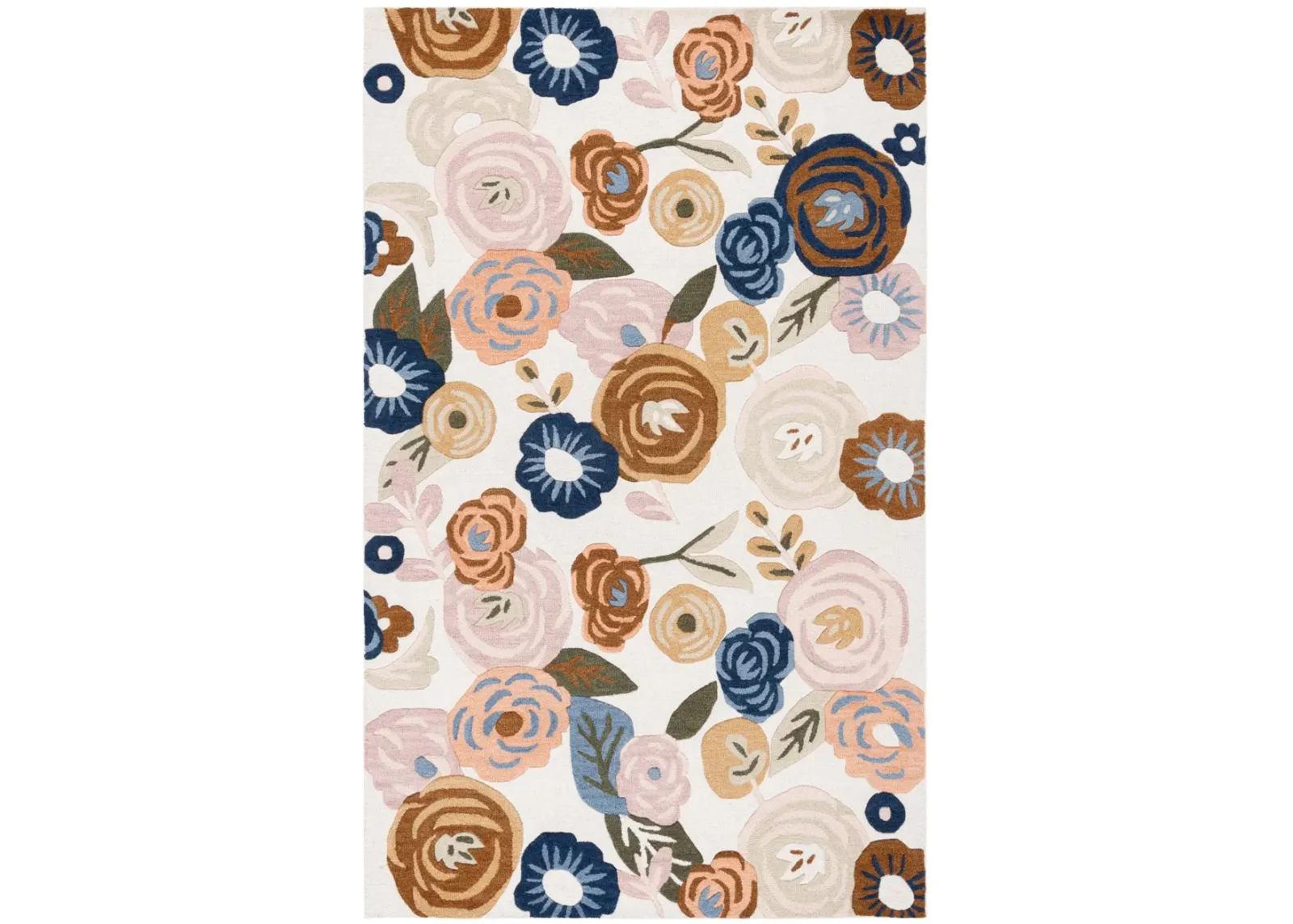 CHELSEA HOOKED RUG 213 IVORY  8' x 10' Large Rectangle Rug