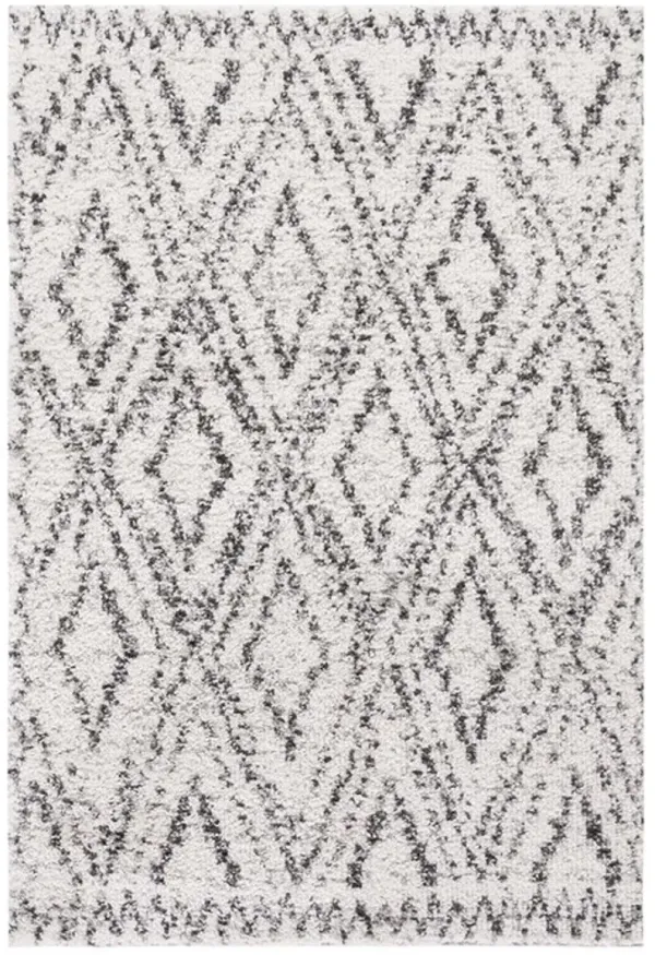 JERICHO SHAG 104 Black 8' X 10' Large Rectangle Rug