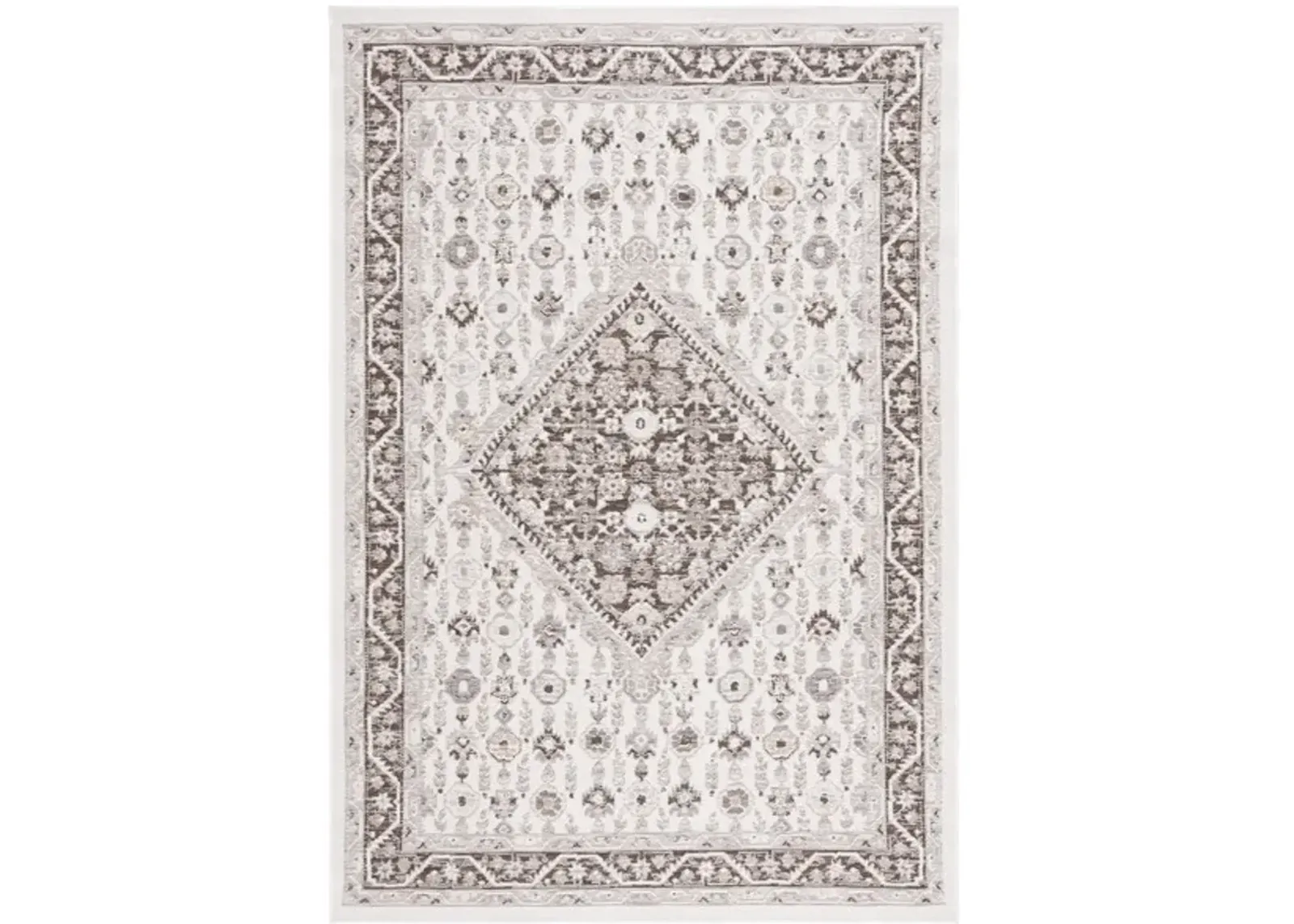 SUNRISE 620 Grey  4' X 5'-7' Small Rectangle Rug