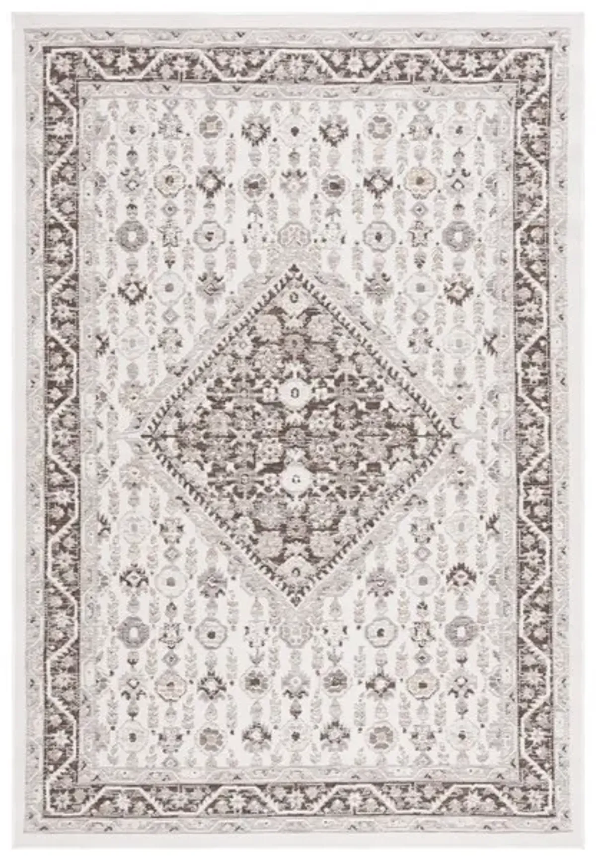 SUNRISE 620 Grey  4' X 5'-7' Small Rectangle Rug