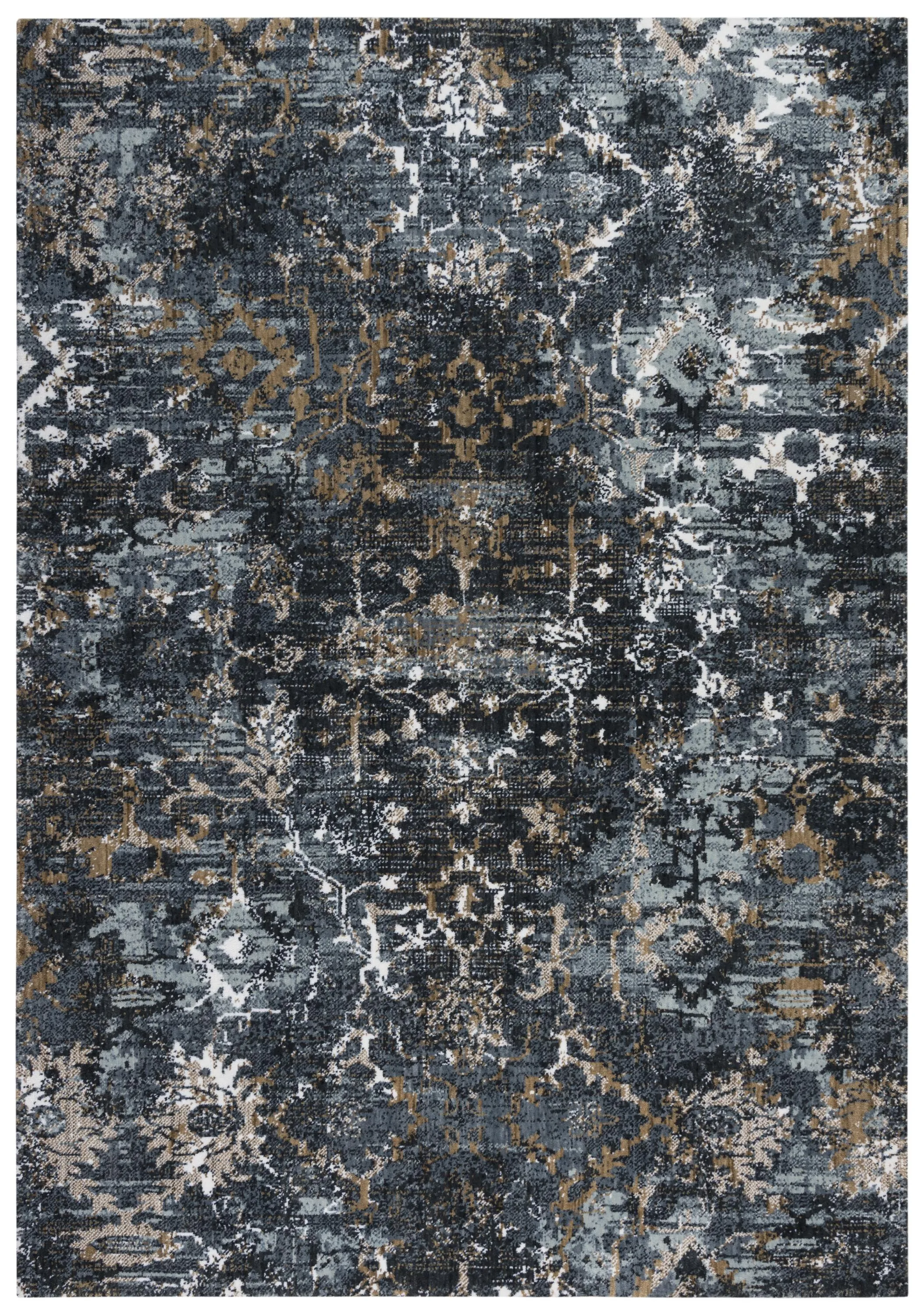 Elite Charcoal  Recycled Polyester 10' x 13' Rectangle Rug