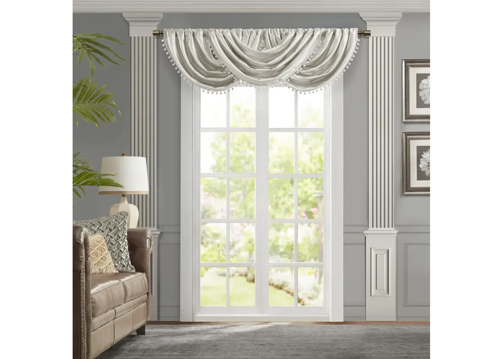 Croscill Classics Avignon White Waterfall Valance (Single)