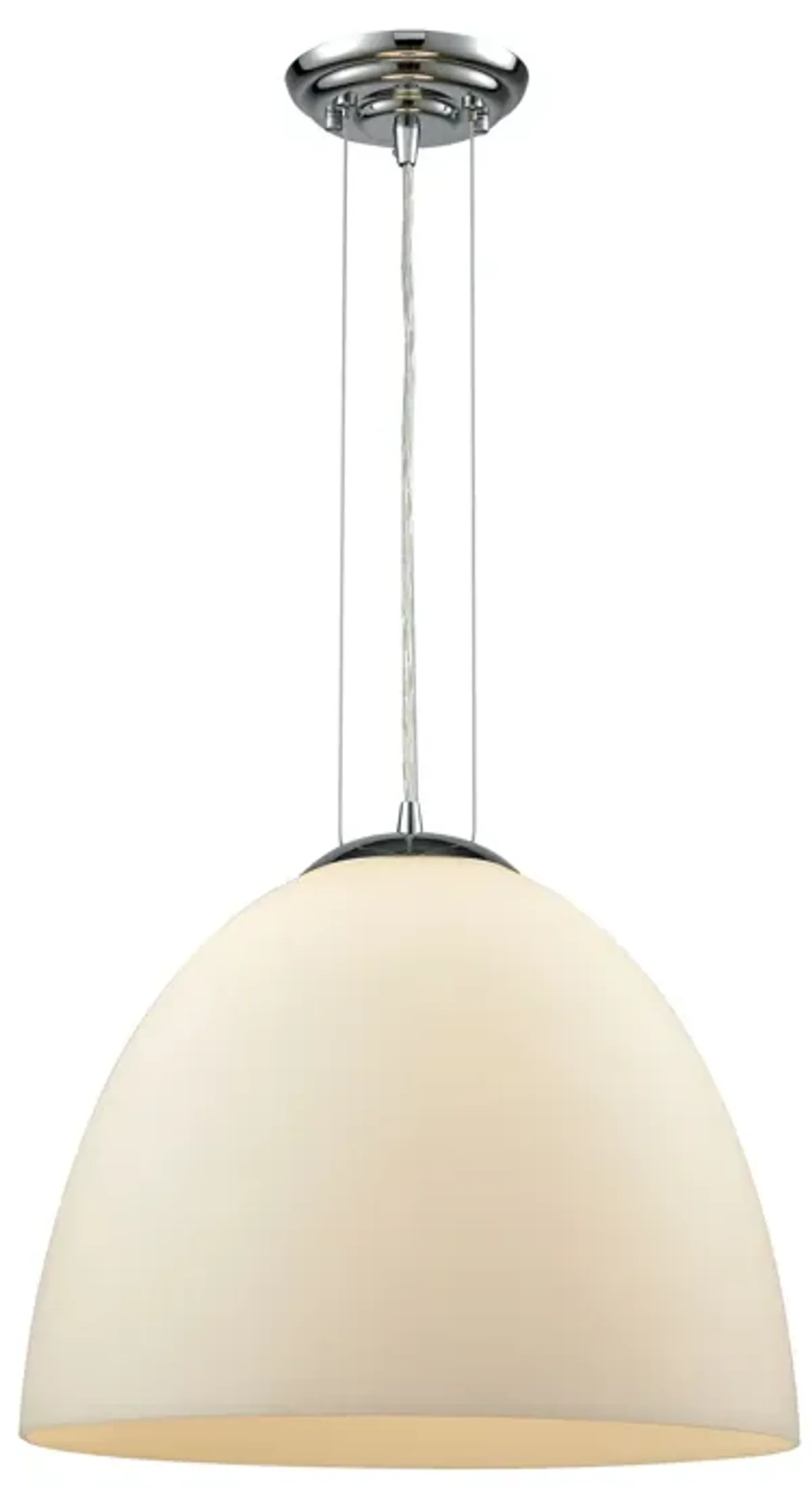 Merida 15" Wide 1-Light Pendant - Polished Chrome