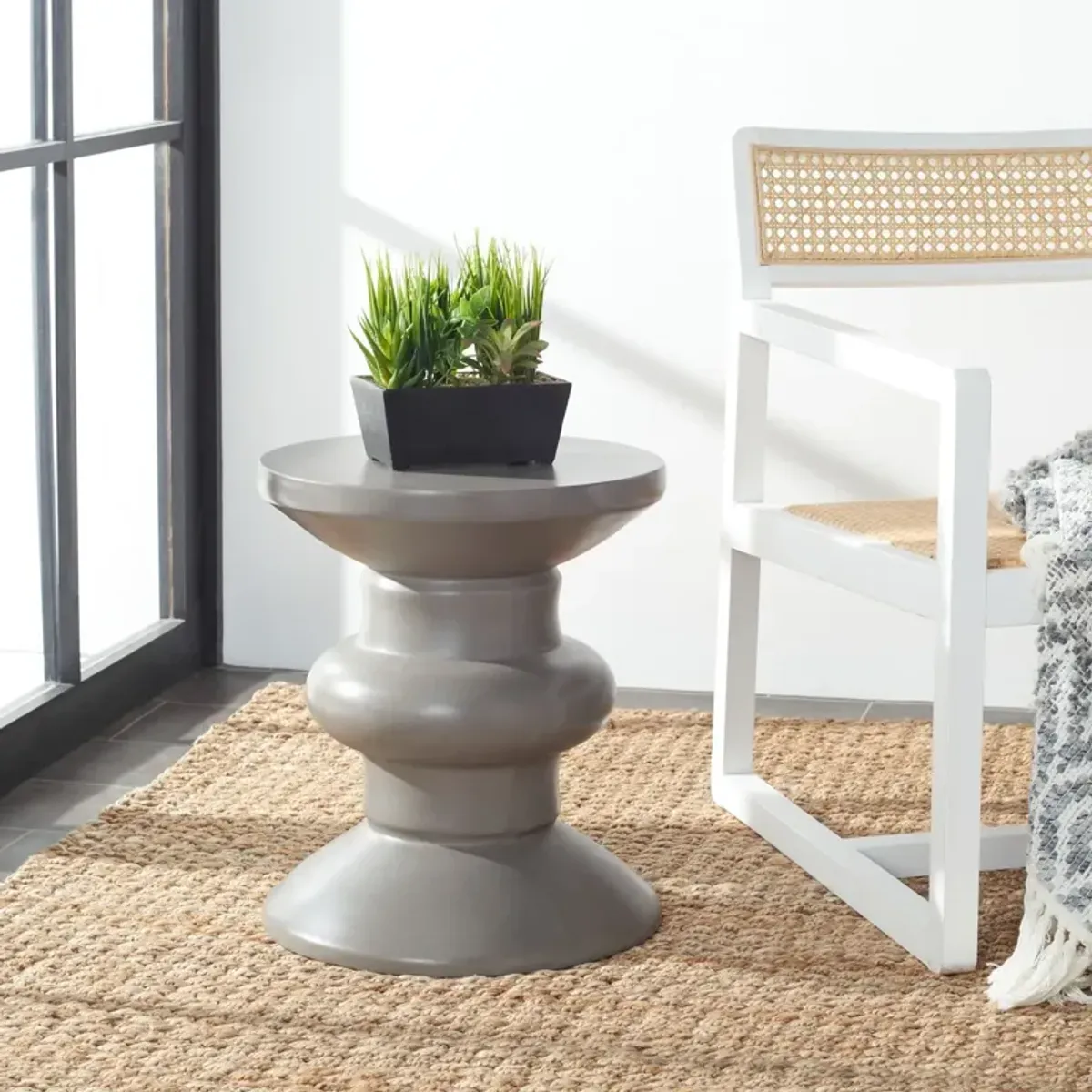 Jiraiya Concrete Accent Stool