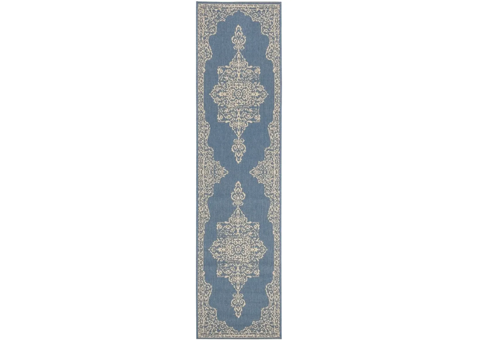 BEACH HOUSE 180 Blue 2'-2' X 12' Runner Rug