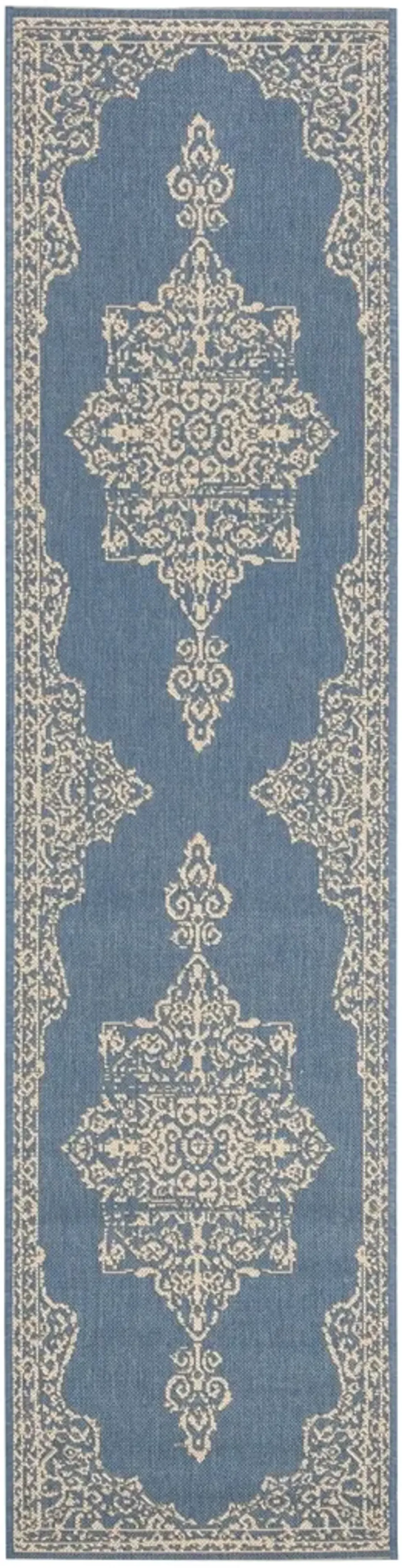 BEACH HOUSE 180 Blue 2'-2' X 12' Runner Rug