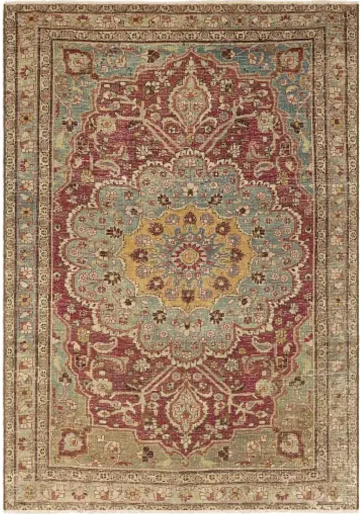 One of a Kind 4'1" x 5'11" Rug