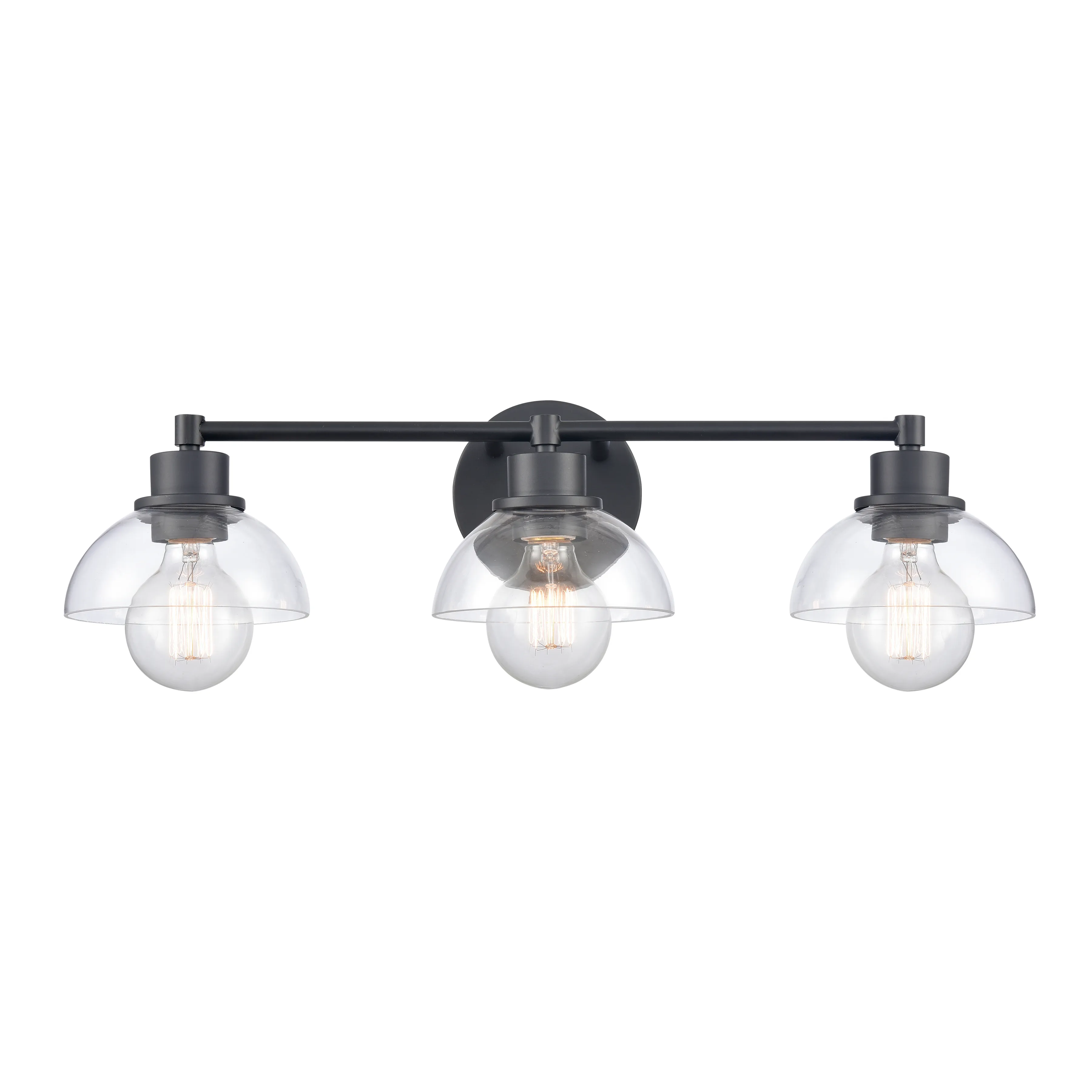 Julian 24'' Wide 3-Light Vanity Light - Matte Black