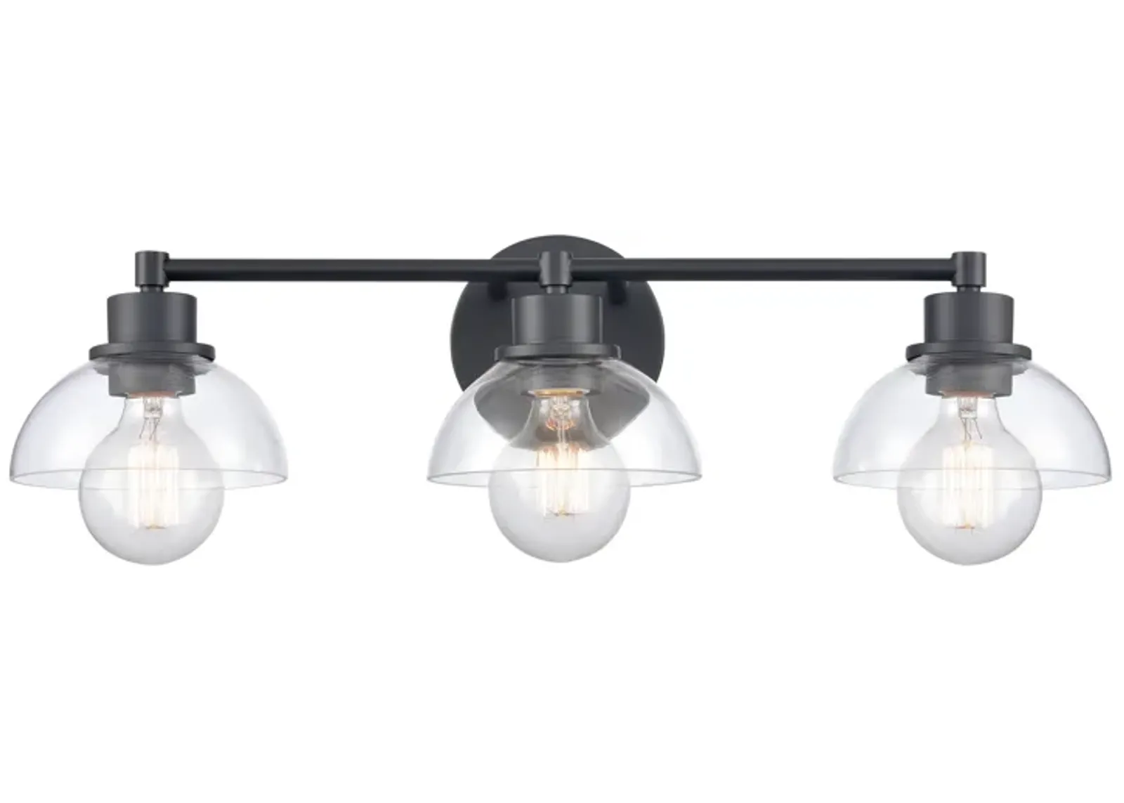 Julian 24'' Wide 3-Light Vanity Light - Matte Black