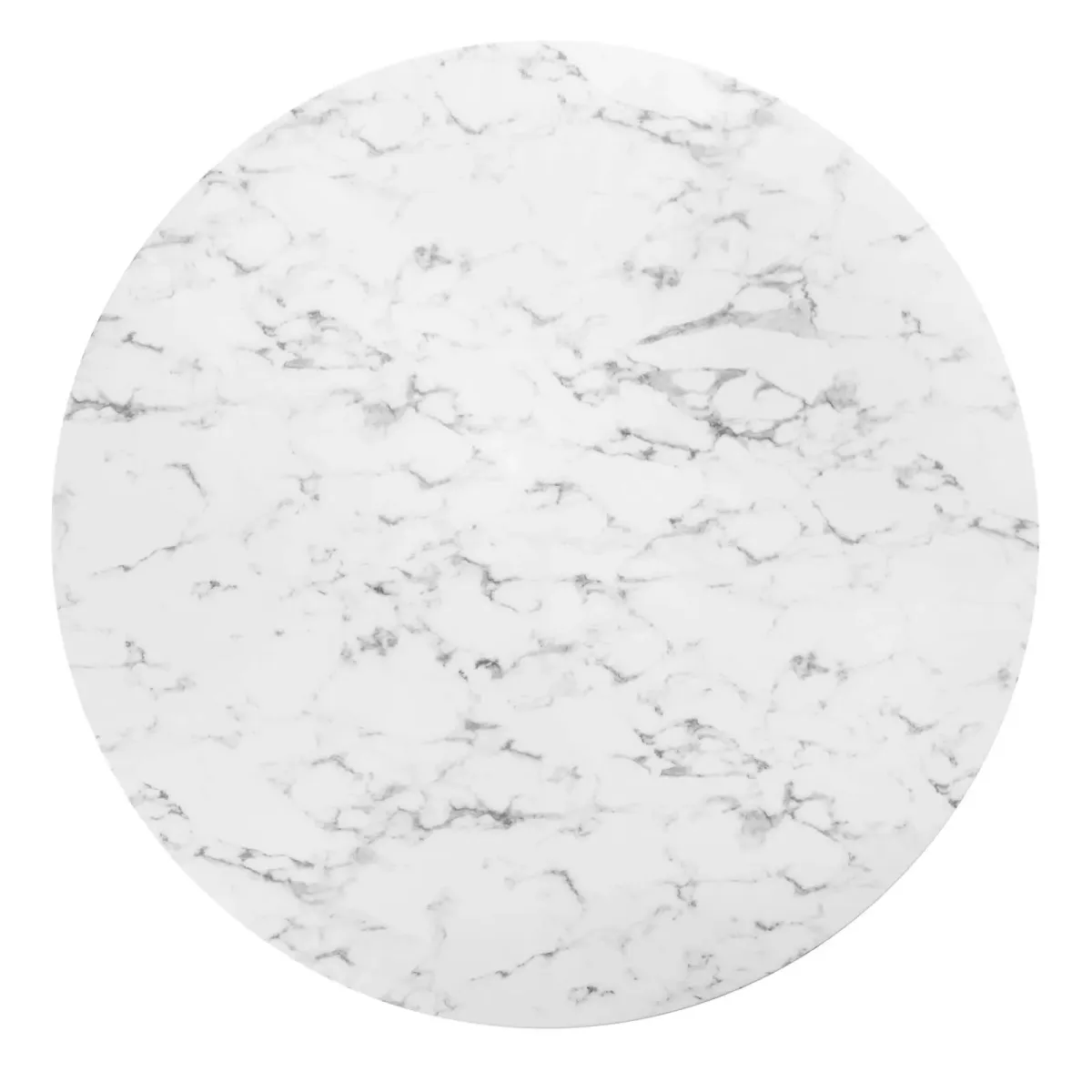 Lippa 60" Round Artificial Marble Dining Table