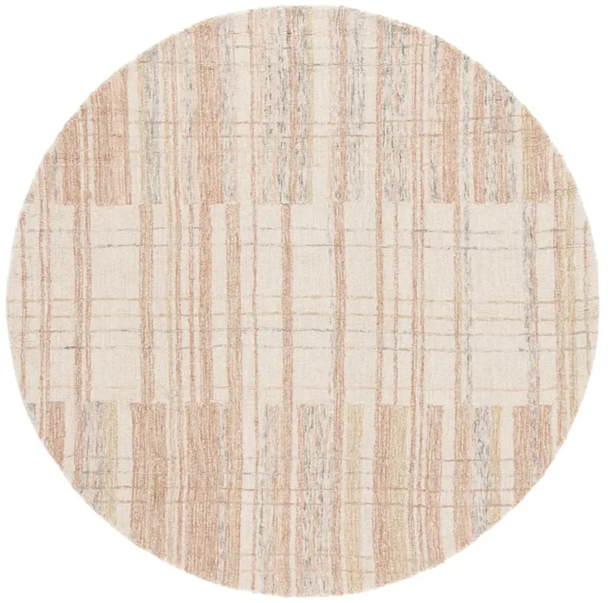 METRO 501 IVORY  6' x 6' Round Round Rug