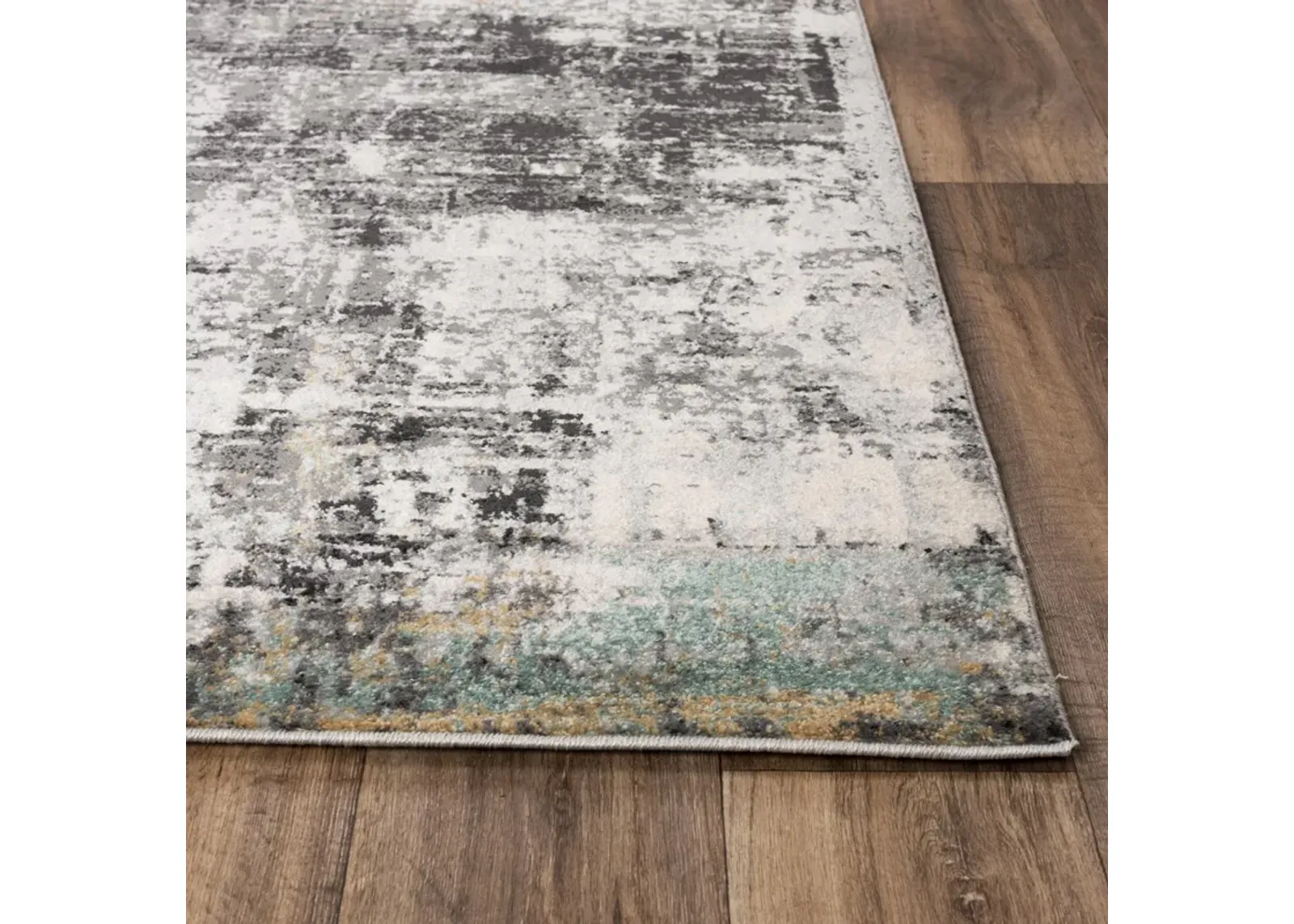 Odyssey M. Gray  Polypropylene 2'6"x7'6" Runner Rug