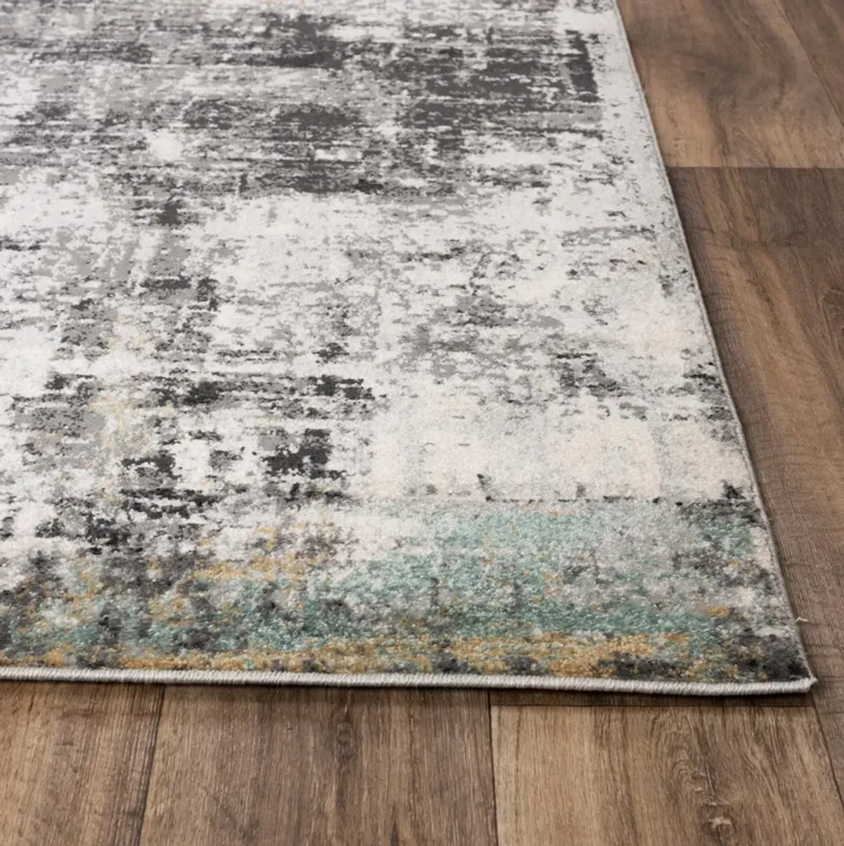 Odyssey M. Gray  Polypropylene 2'6"x7'6" Runner Rug