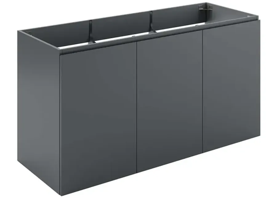 Vitality 48" Wall-Mount Bathroom Vanity (Sink Basin Not Included)