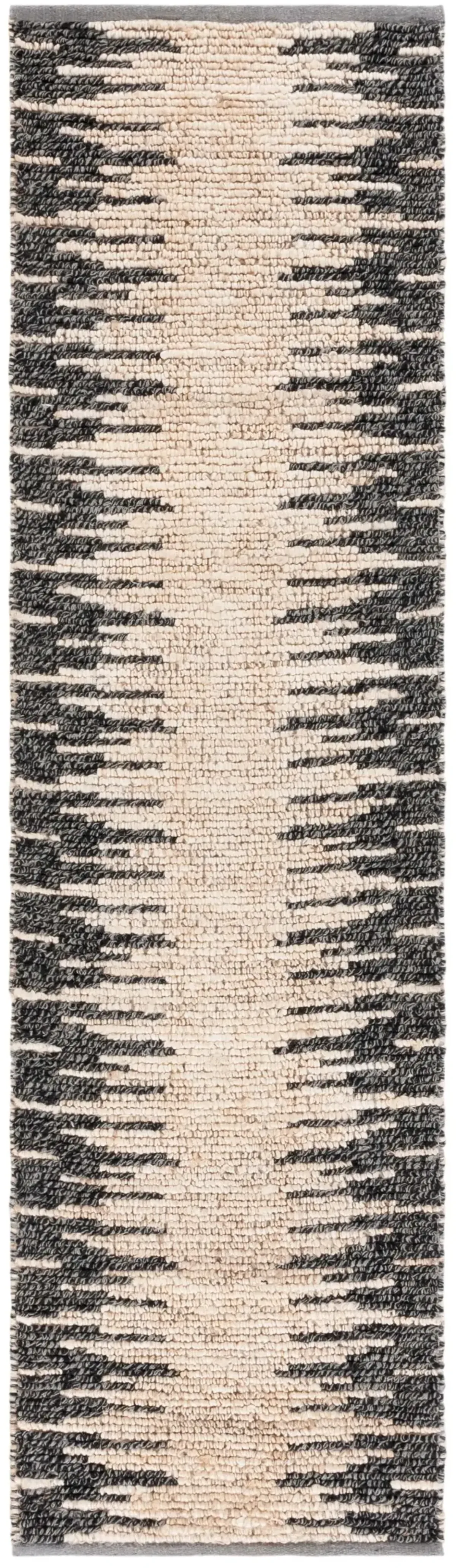 NATURAL FIBER 953 BLEACH  2'-3' x 8' Runner Rug