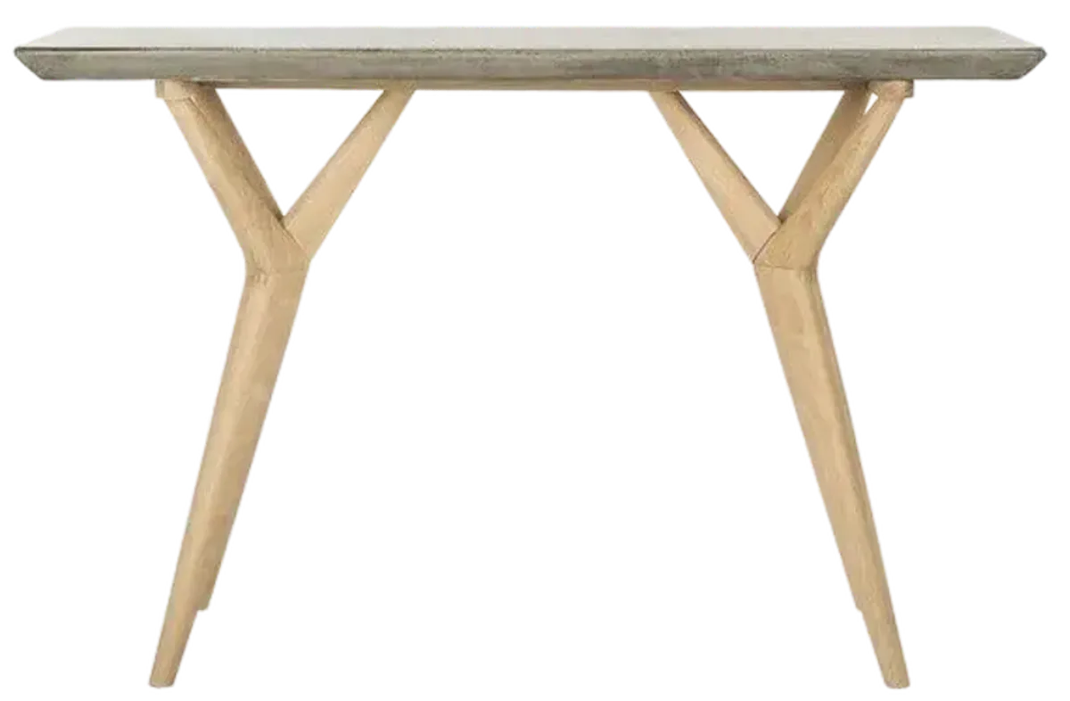 Ragna Indoor/Outdoor Concrete Console Table