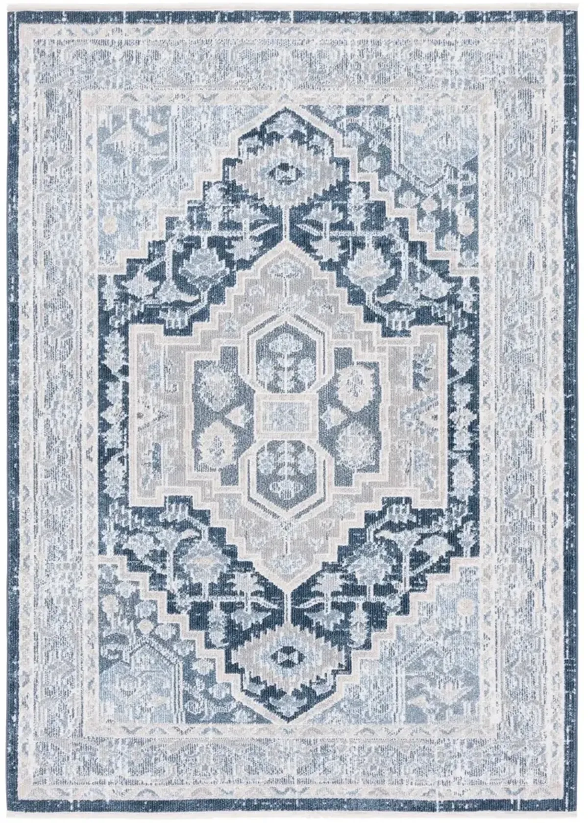 BLAIR WASHABLE 210 Blue 9' X 12' Large Rectangle Rug