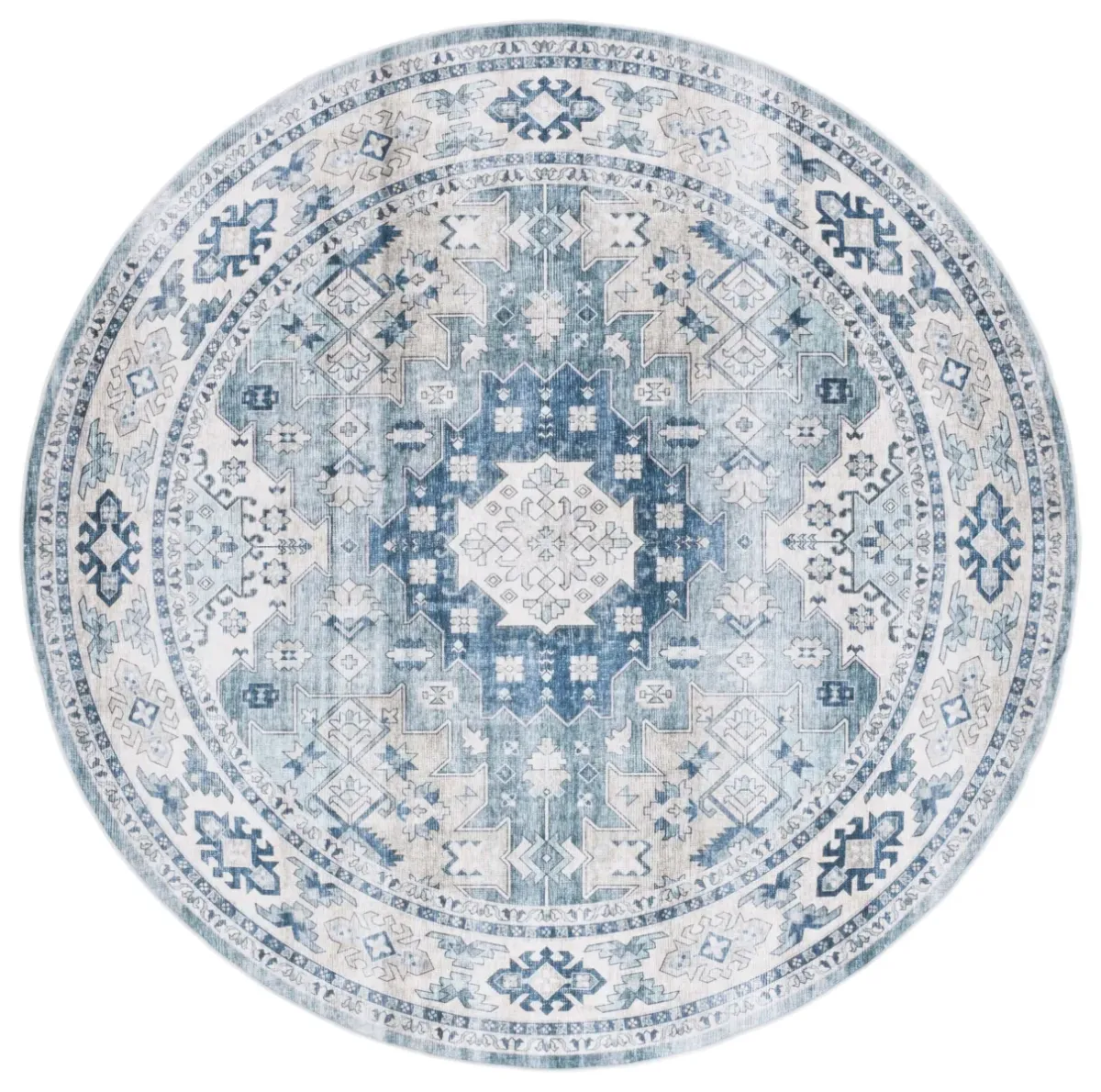 ARIZONA 512 SAGE  6' x 6' Round Round Rug