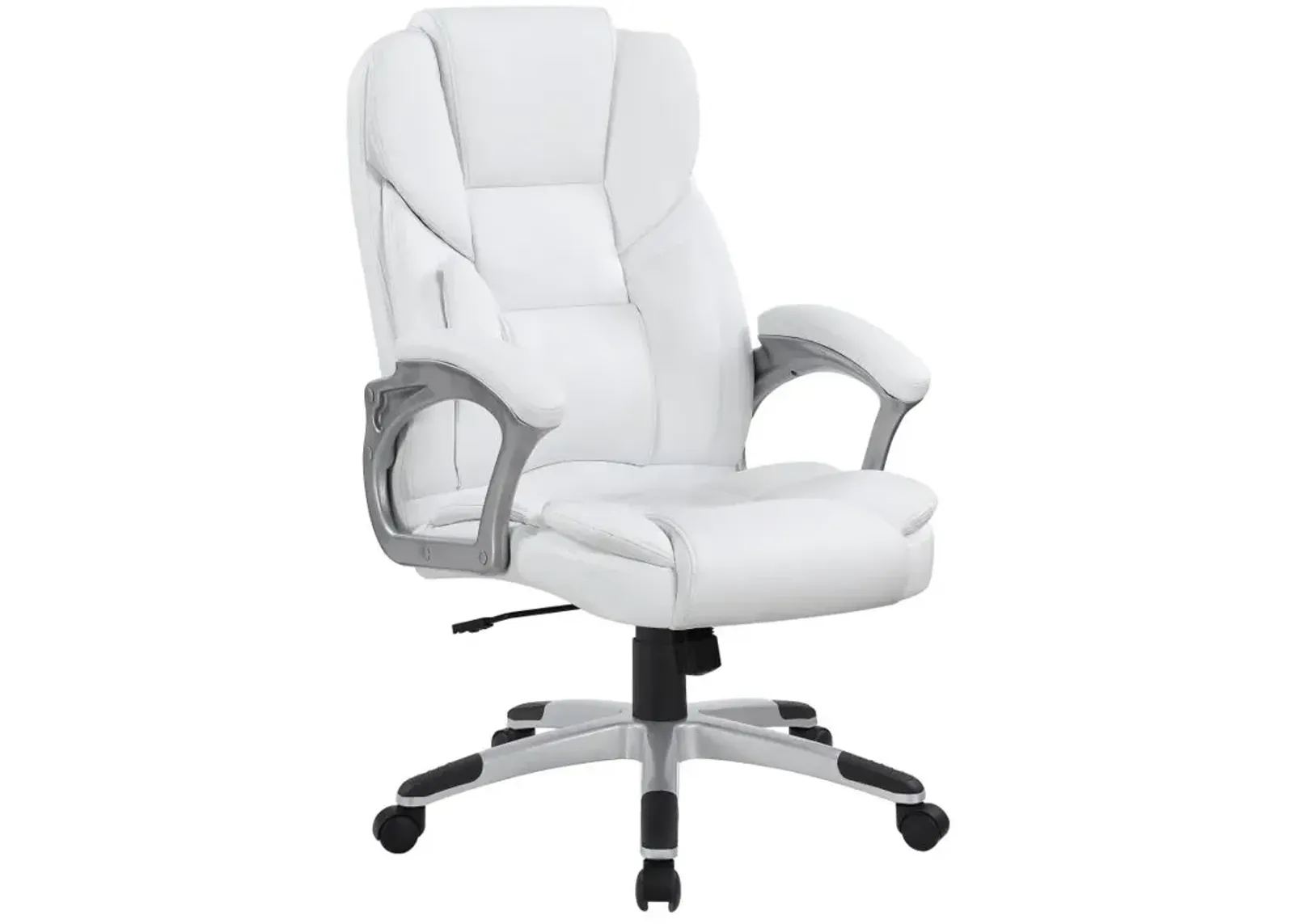 Kaffir Adjustable Height Office Chair White and Silver