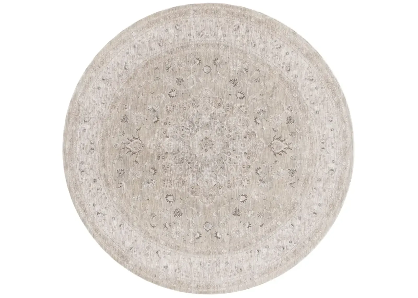 MASON 114 LIGHT GREY  6'-3' x 6'-3' Round Round Rug