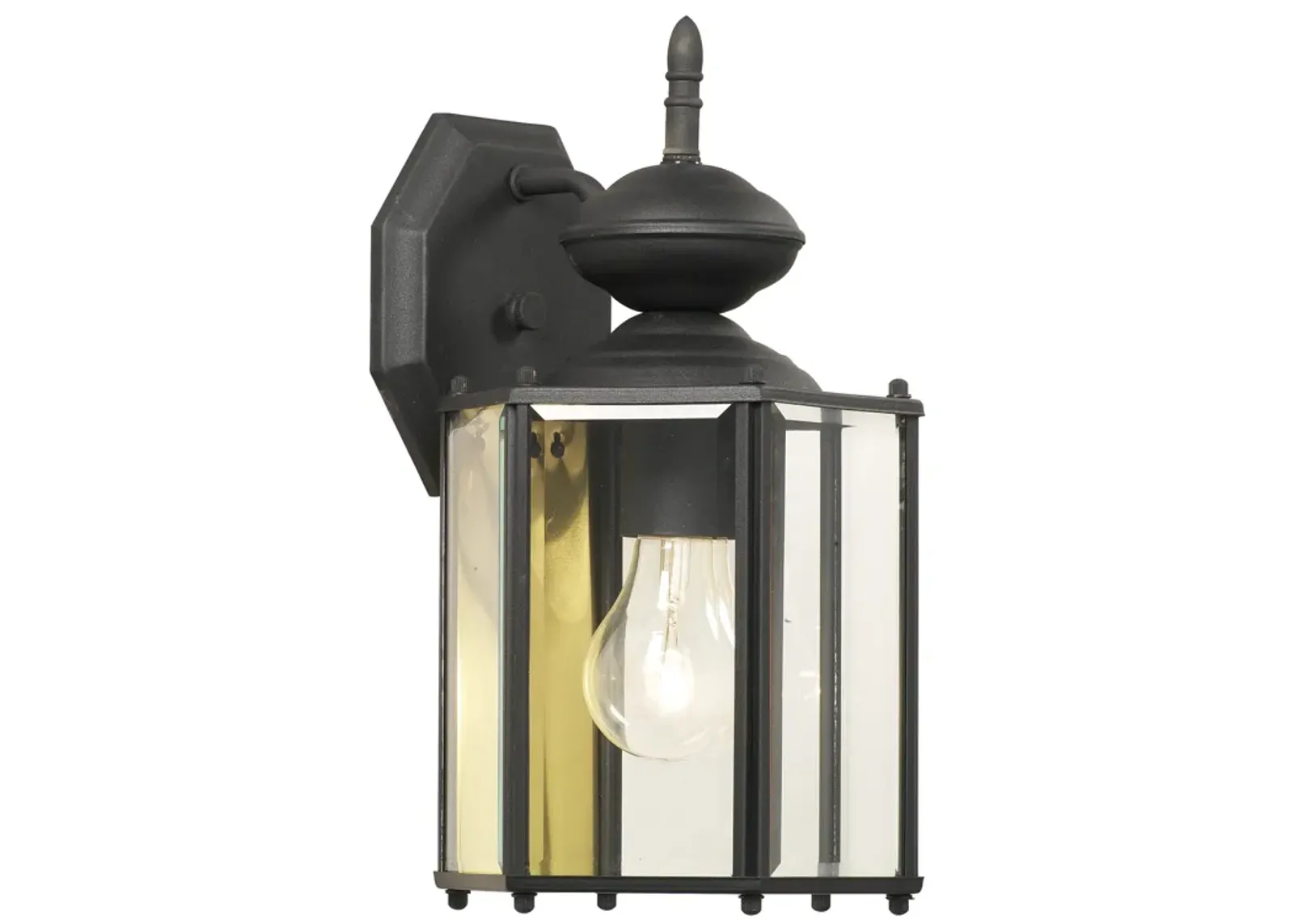 Brentwood 13.25" High 1-Light Outdoor Sconce - Black